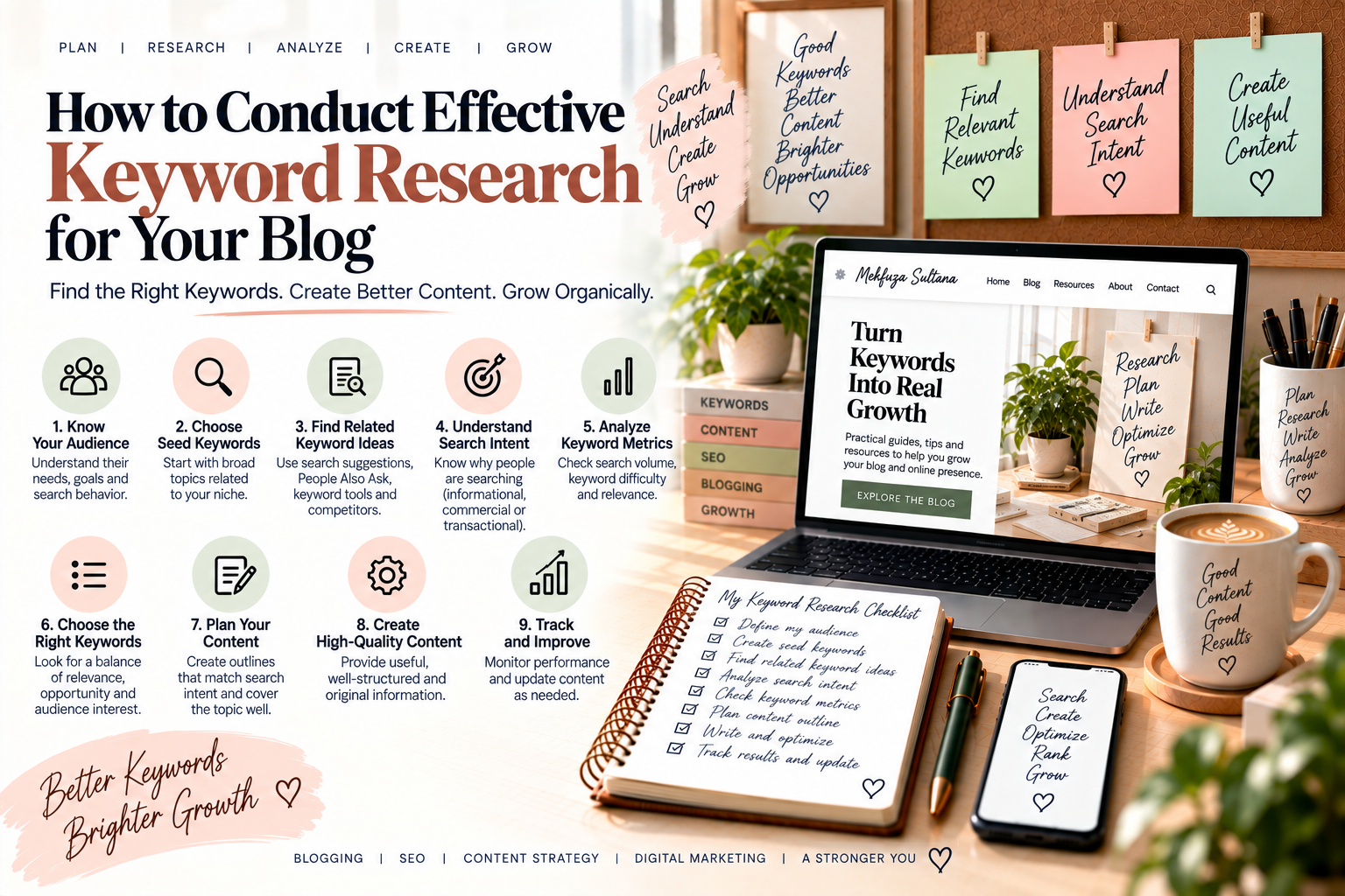 Struggling to find blog topics? Learn a practical keyword research process to discover relevant searches and create content with stronger traffic potential.