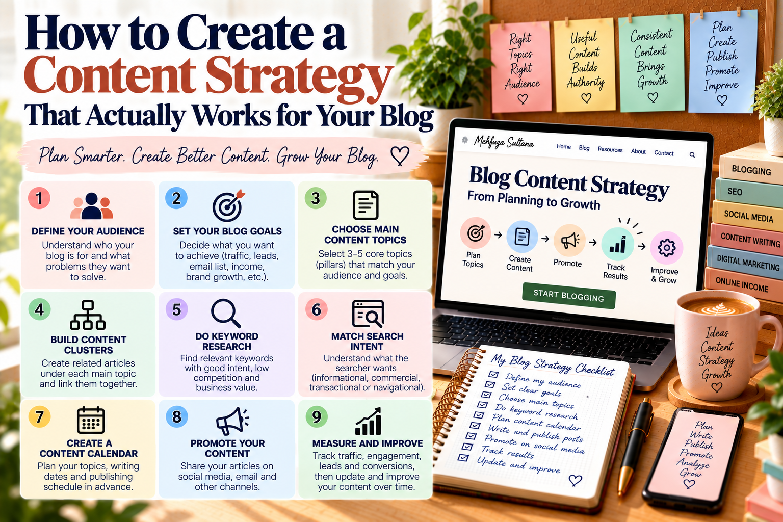 content strategy for blog planning process