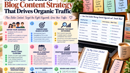 blog content strategy planning for organic traffic