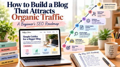 blog SEO strategy roadmap for building a blog that attracts organic traffic