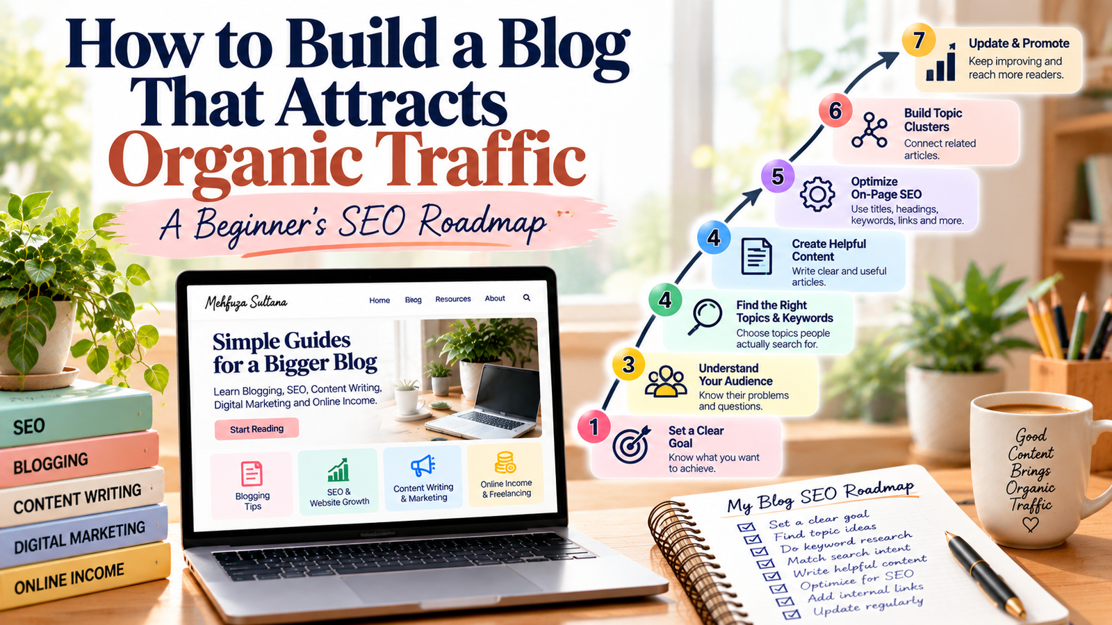 blog SEO strategy roadmap for building a blog that attracts organic traffic